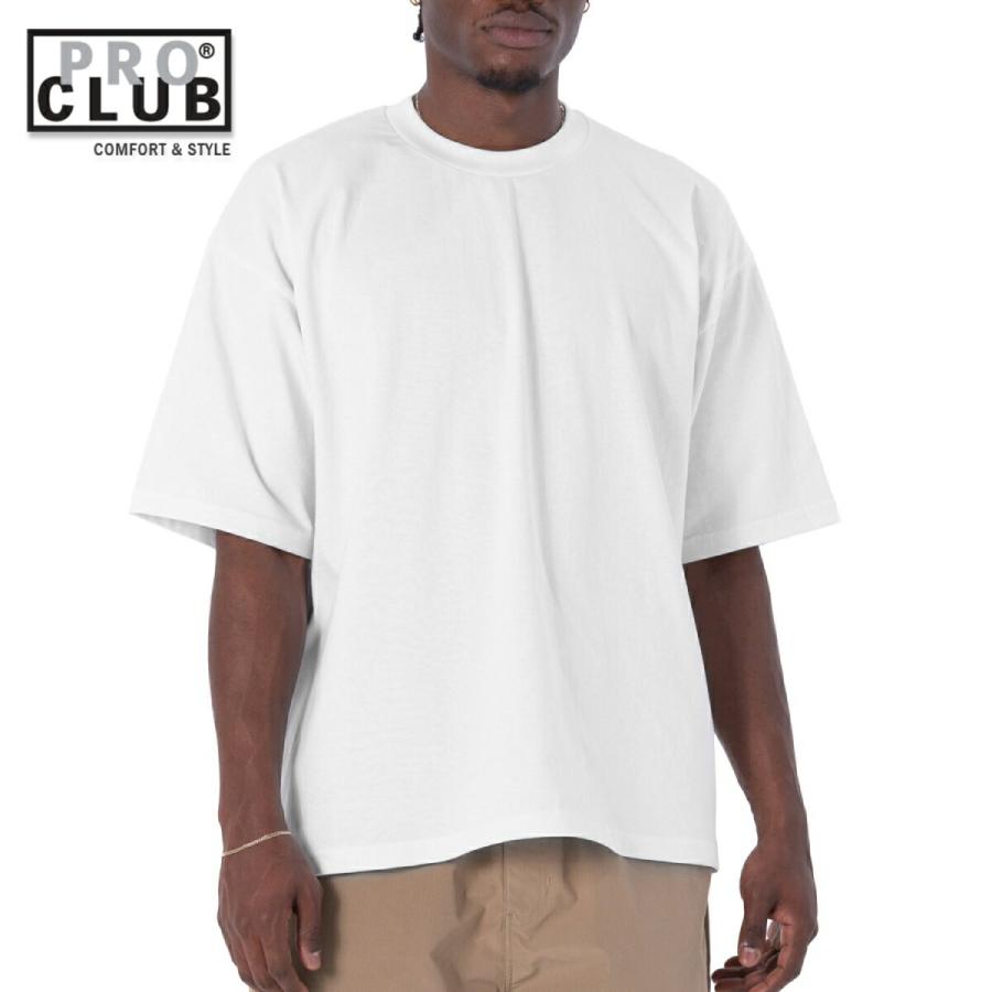 PRO CLUB HEAVYWIDE Tシャツ ショートスリーブ ホワイト 白 半袖 TEE White プロクラブ | PRO CLUB