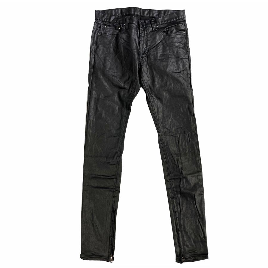 ダメージ加工 ブラック スキニーデニム　ミニマル 楽天市場】mnml ミニマル X165 PAISLEY STRETCH DENIM BLACK