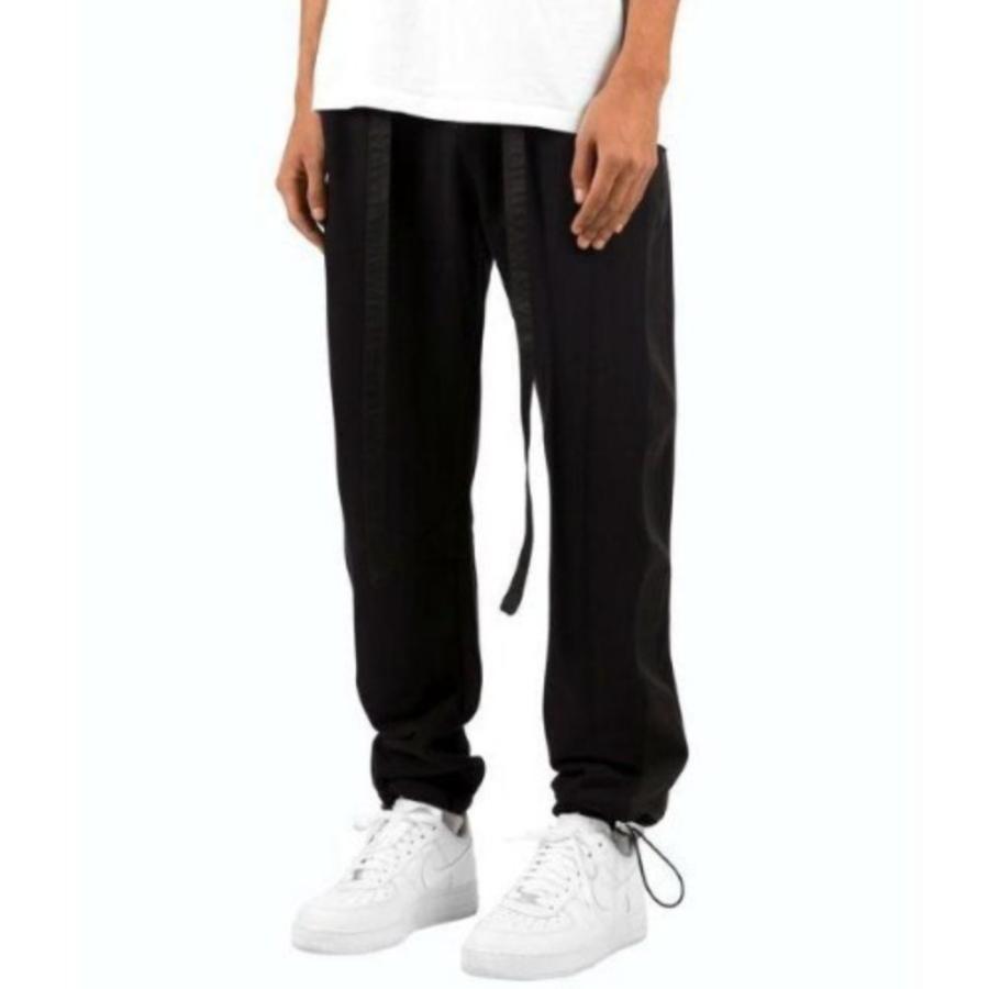 mnml BAGGY TRACK スウェットパンツ バギー トラック ブラック 黒 SWEATPANTS Black ミニマル｜atomicdope｜06