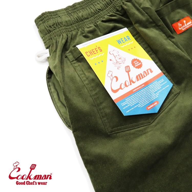 クックマン COOKMAN Chef Pants シェフパンツ Velvet ベルベット Olive