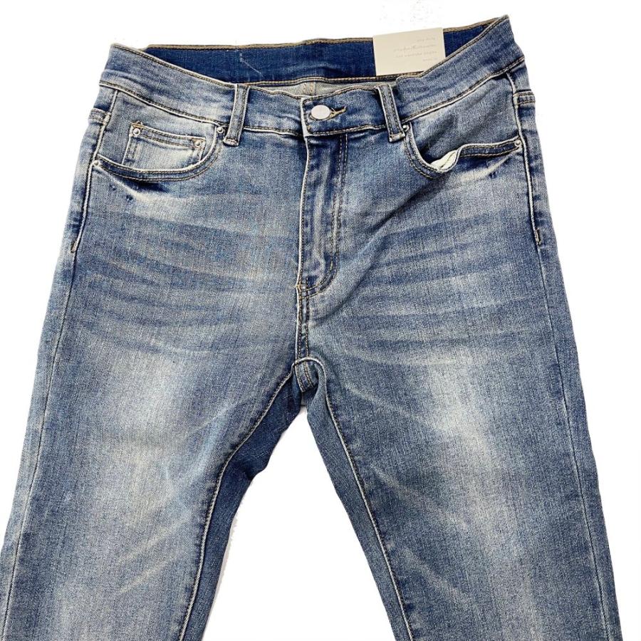 mnml（ミニマル） mnml X207 スキニー デニム パンツ ブルー 青