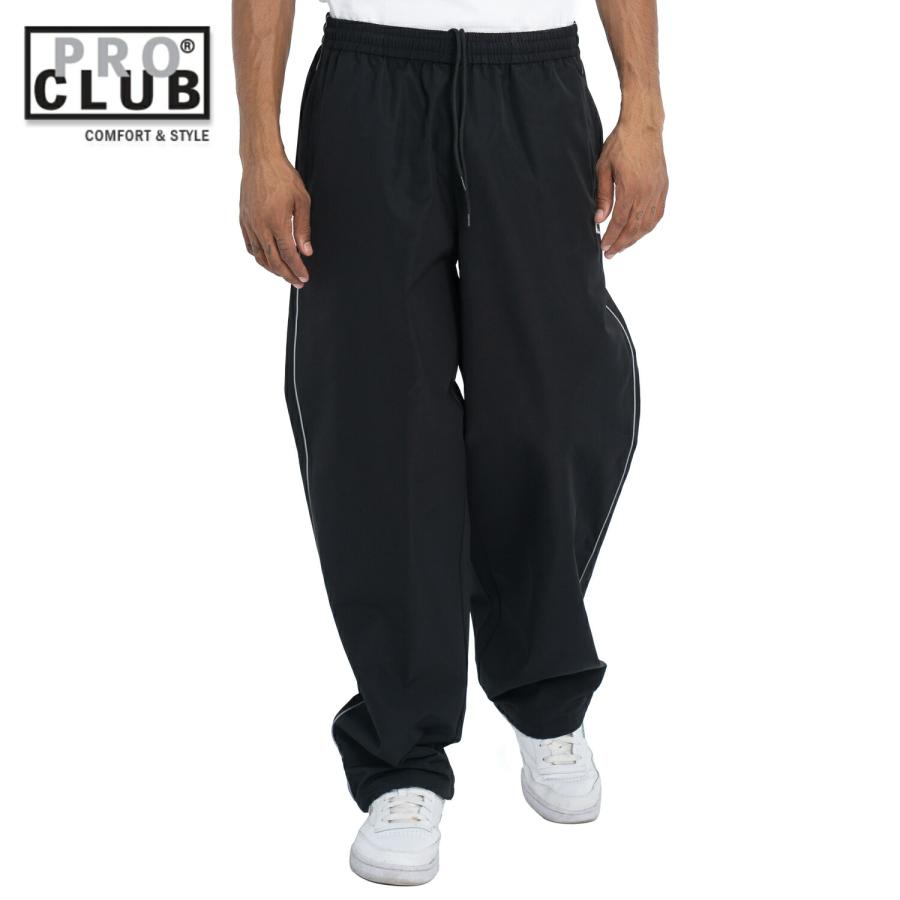 PRO CLUB HEAVYWEIGHT トラックパンツ ブラック TRACK PANT Black プロクラブ ストリートファッション | PRO CLUB