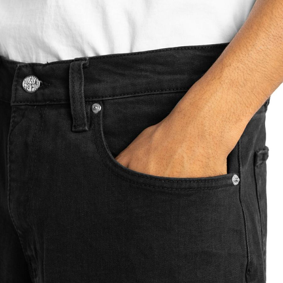 PRO CLUB DENIM BAGGY ショートパンツ バギー デニム ブラック SHORT PANT Black プロクラブ ストリートファッション | PRO CLUB | 03