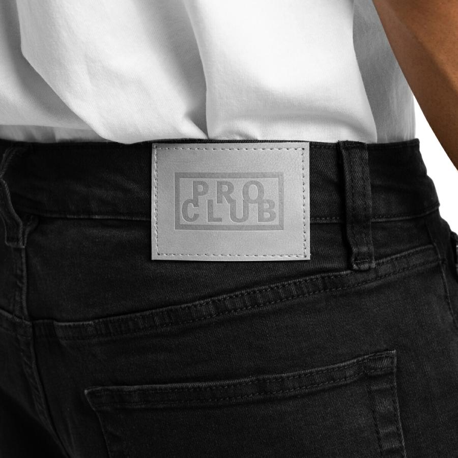 PRO CLUB DENIM BAGGY ショートパンツ バギー デニム ブラック SHORT PANT Black プロクラブ ストリートファッション | PRO CLUB | 05