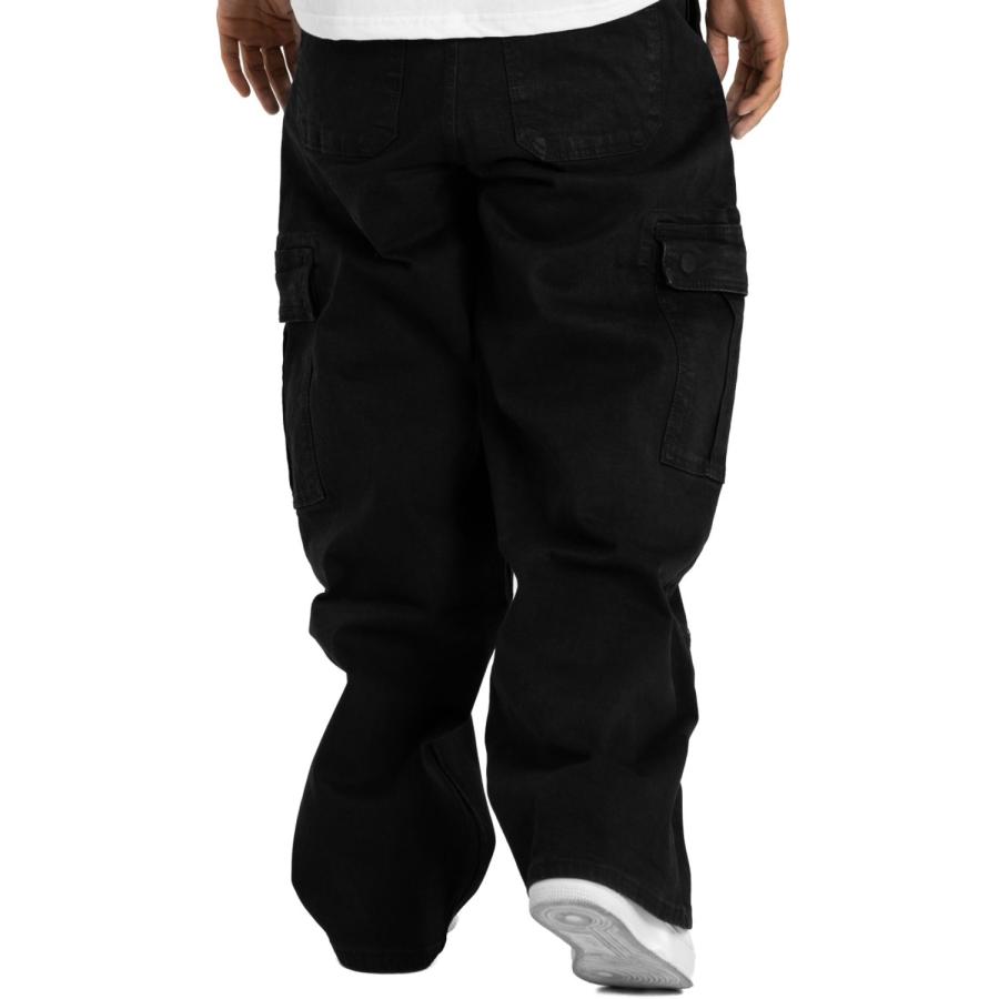 PRO CLUB DENIM BAGGY カーゴパンツ バギー デニム ブラック CARGO PANT Black プロクラブ ストリートファッション | PRO CLUB | 01
