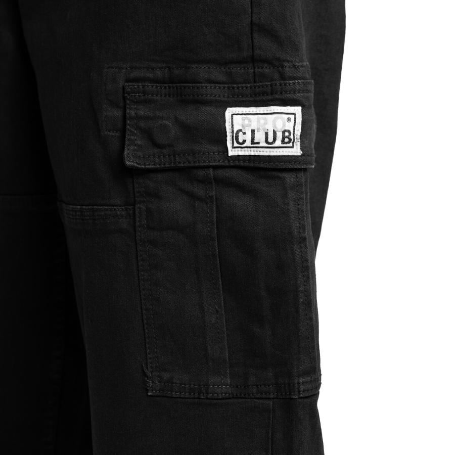 PRO CLUB DENIM BAGGY カーゴパンツ バギー デニム ブラック CARGO PANT Black プロクラブ ストリートファッション | PRO CLUB | 02