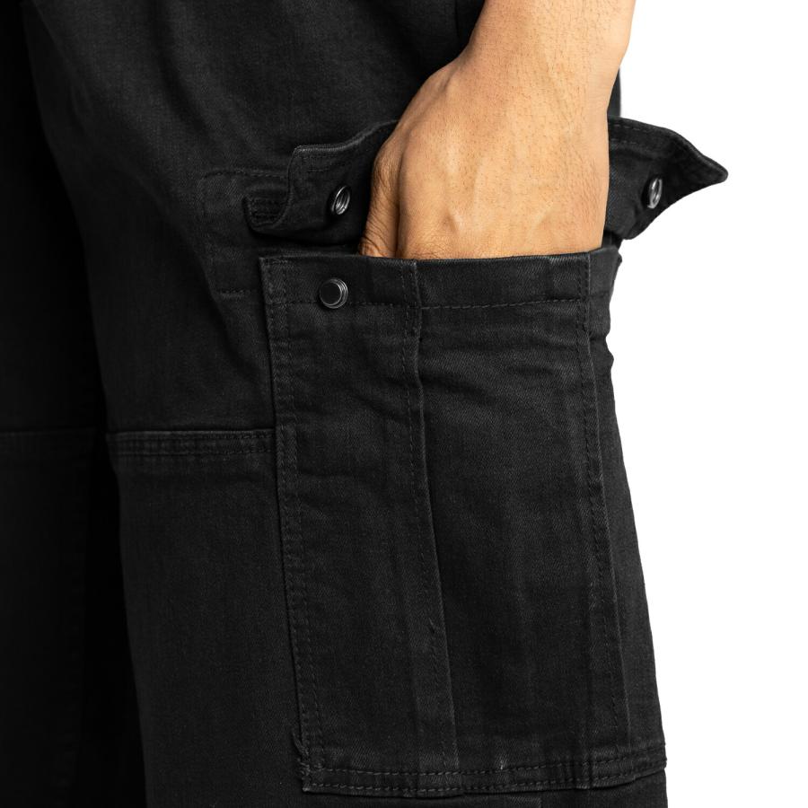 PRO CLUB DENIM BAGGY カーゴパンツ バギー デニム ブラック CARGO PANT Black プロクラブ ストリートファッション | PRO CLUB | 03