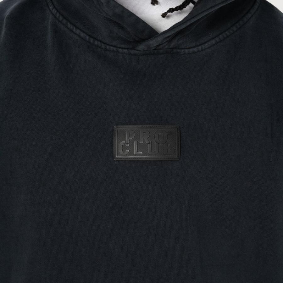 PRO CLUB VINTAGE WASH プルオーバー フーディー パーカー ヴィンテージ ウォッシュ ブラック PULLOVER FLEECE Black プロクラブ ストリートファッション | PRO CLUB | 02