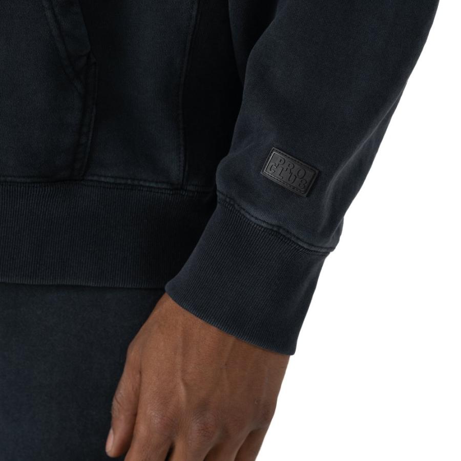 PRO CLUB VINTAGE WASH プルオーバー フーディー パーカー ヴィンテージ ウォッシュ ブラック PULLOVER FLEECE Black プロクラブ ストリートファッション | PRO CLUB | 03