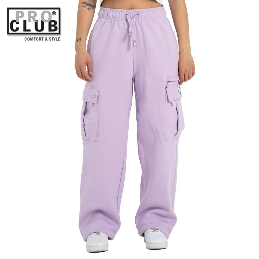 PRO CLUB OG カーゴ スウェットパンツ ラベンダー CARGO SWEATPANT Lavender プロクラブ ストリートファッション サイズXS | PRO CLUB