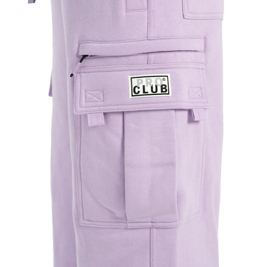 PRO CLUB OG カーゴ スウェットパンツ ラベンダー CARGO SWEATPANT Lavender プロクラブ ストリートファッション サイズXS | PRO CLUB | 04