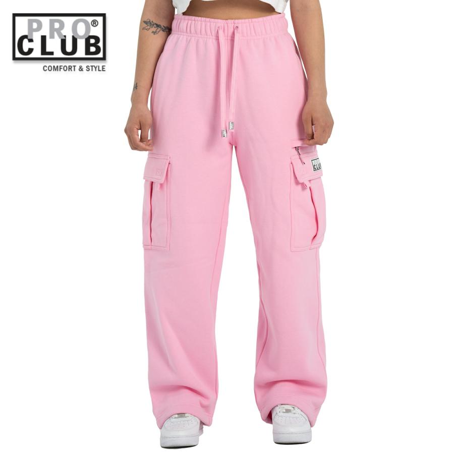 PRO CLUB OG カーゴ スウェットパンツ ピンク CARGO SWEATPANT Pink プロクラブ ストリートファッション サイズXS | PRO CLUB
