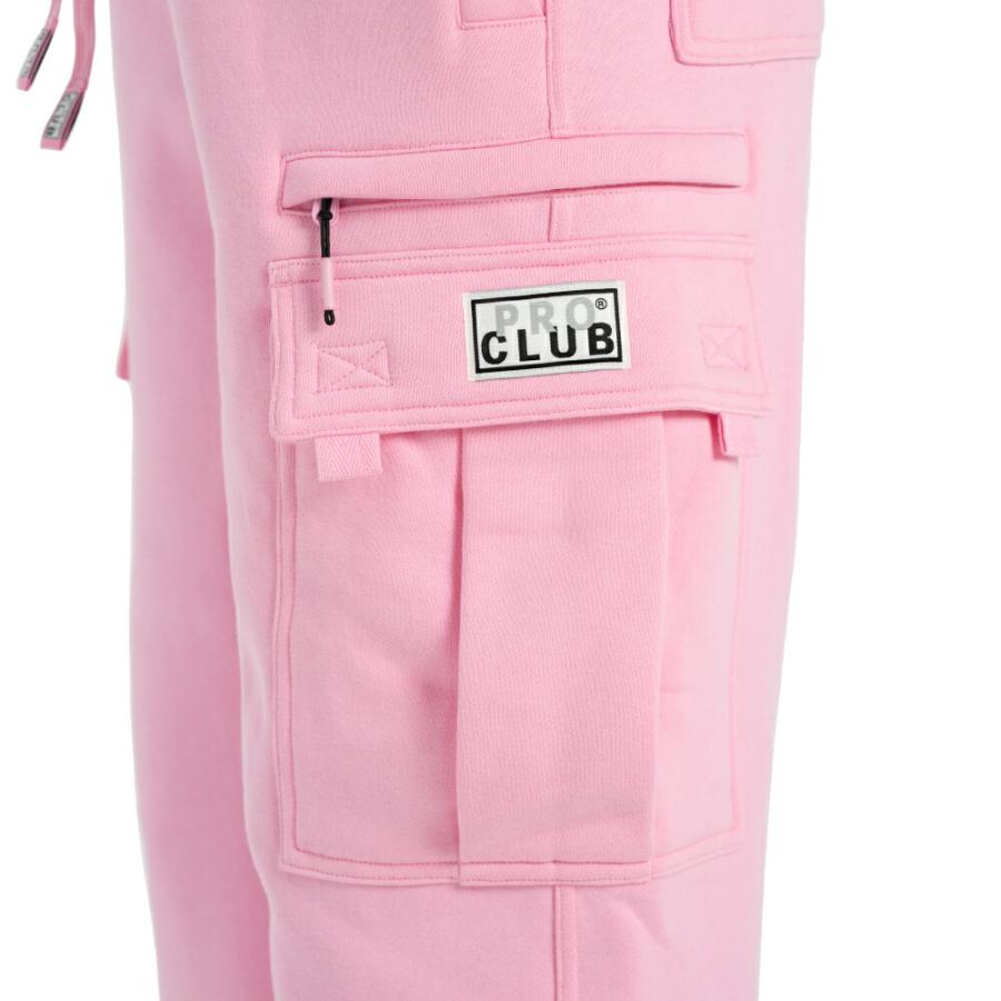 PRO CLUB OG カーゴ スウェットパンツ ピンク CARGO SWEATPANT Pink プロクラブ ストリートファッション サイズXS | PRO CLUB | 04
