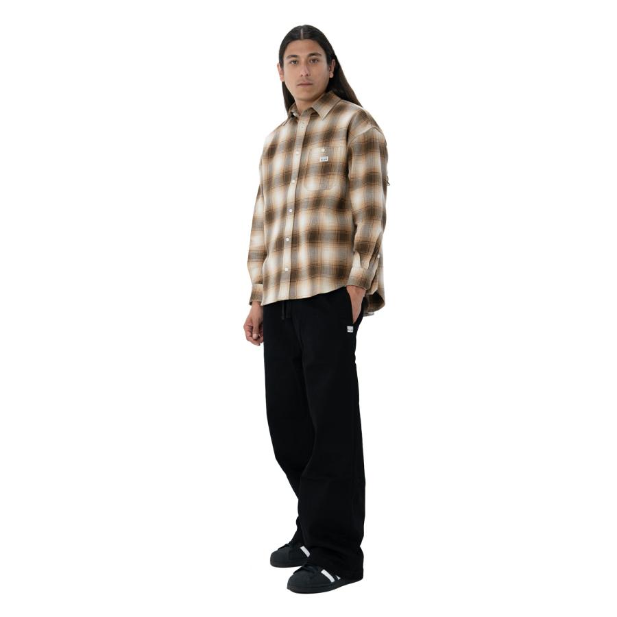 PRO CLUB HEAVYWIDE OMBRE フランネルシャツ ブラウン FLANNEL SHIRT Brown プロクラブ ストリートファッション | PRO CLUB | 02