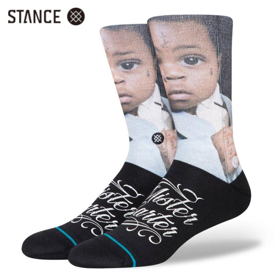 STANCE x LIL WAYNE MISTER CARTER コラボ ソックス ブラック