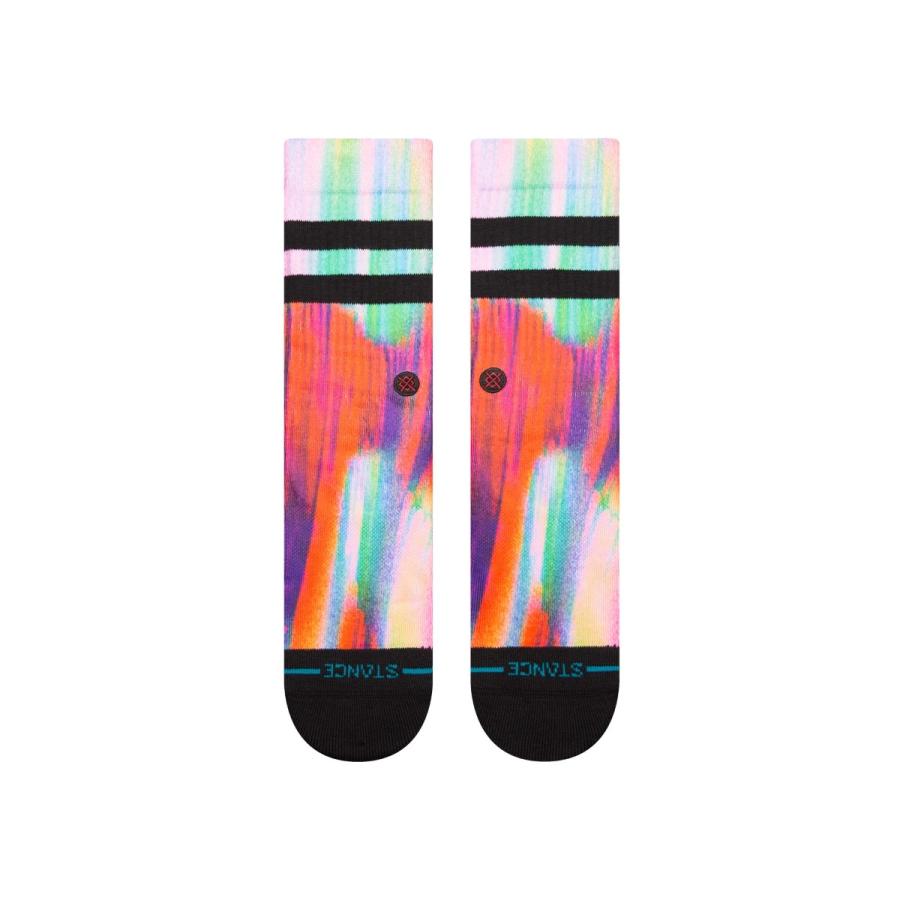 STANCE x MELISSA SANTAMARIA ROMA CREW コラボ ソックス マルチカラー 靴下 総柄 SOCKS Multicolor スタンス x メリッサ・サンタマリア サイズL 25.5-29.0cm｜atomicdope｜02