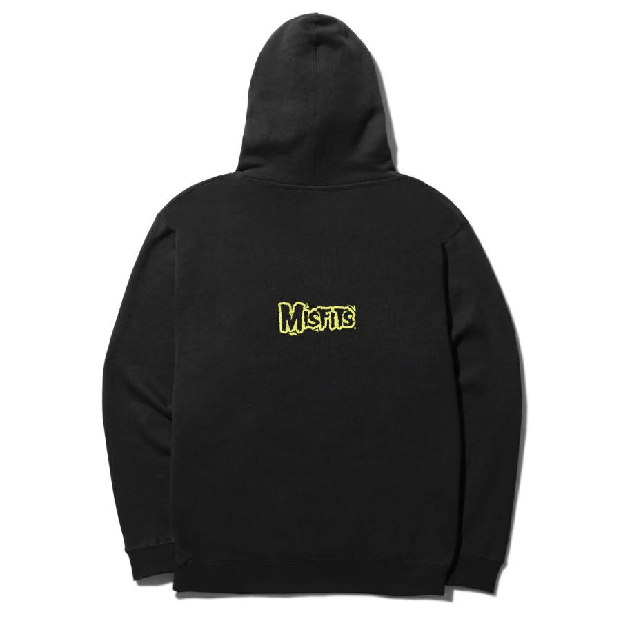 STANCE x MISFITS コラボ プルオーバー フーディー パーカー ブラック 