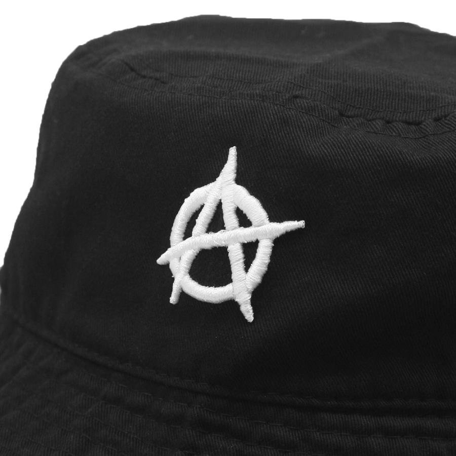 アトミックドープ Atomicdope Anarchy バケットハット ブラック 帽子 黒 Bucket hat Black｜atomicdope｜02