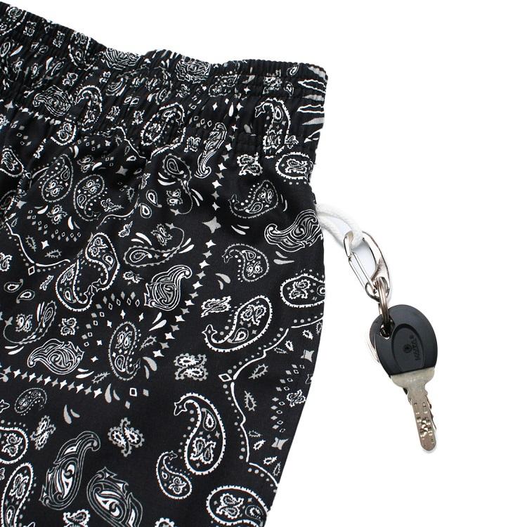 クックマン COOKMAN Black Paisley シェフ ショートパンツ ショーツ ブラック ペイズリー 黒 総柄 Chef Short Pants｜atomicdope｜05