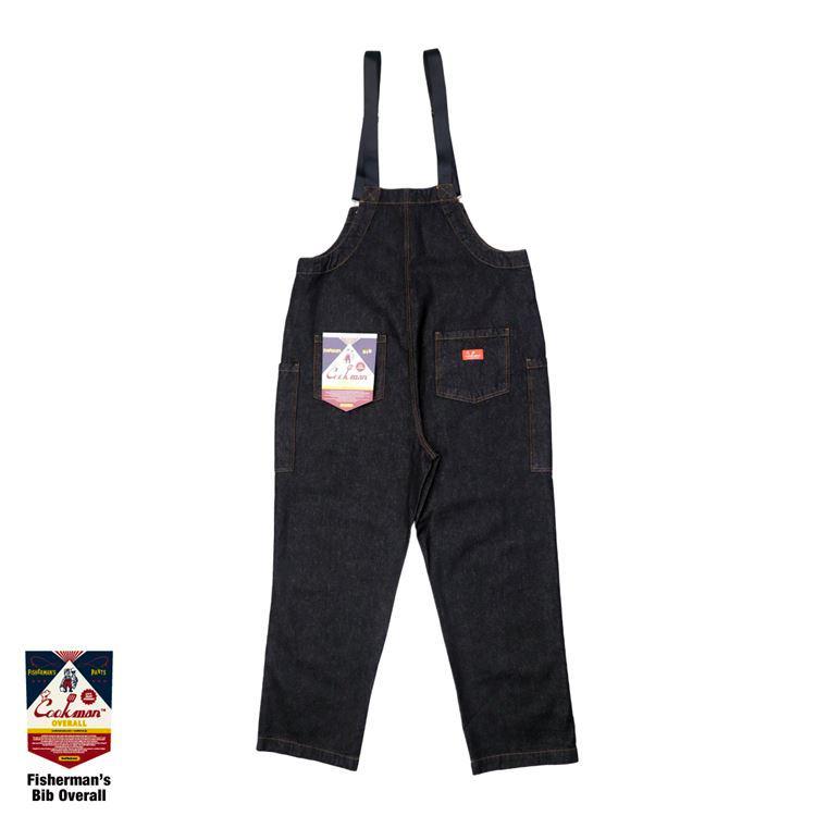 COOKMAN（クックマン） COOKMAN Fisherman's Bib Black Denim