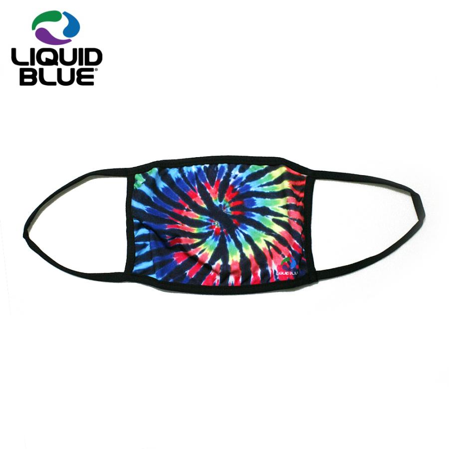 リキッドブルー LIQUID BLUE RAINBOW SPIRAL STREAK フェイスマスク レインボータイダイ FACE