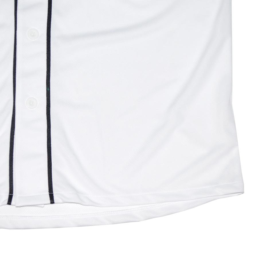MISHKA PRAYER CIRCLE ベースボールシャツ ジャージ ホワイト 白 六芒星 BASEBALL JERSEY White ミシカ ストリートファッション｜atomicdope｜06