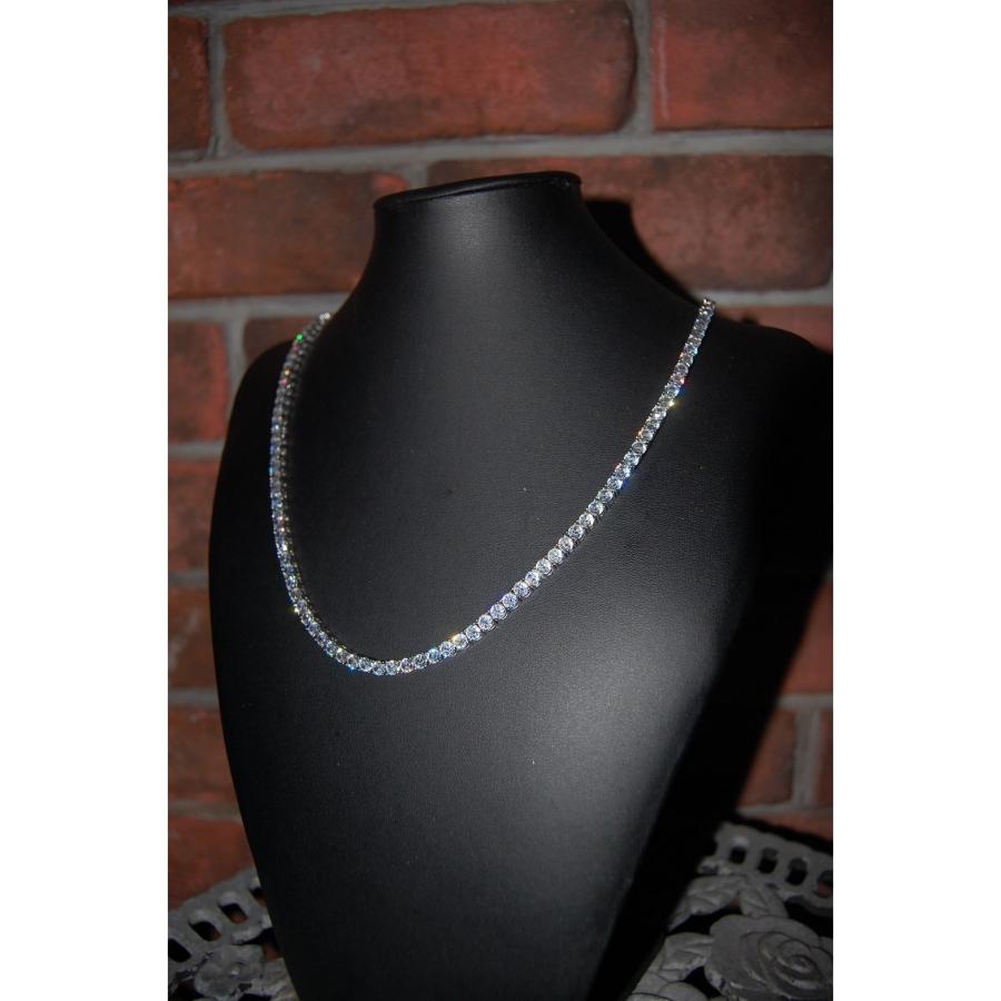 $ole only CZダイヤ 4mmテニスチェーン ネックレス シルバー ole only CZ Diamond 4mm テニスチェーン ネックレス CZダイヤ