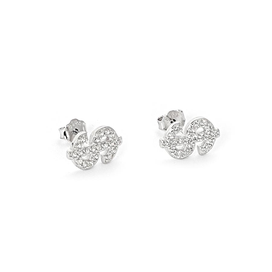 $ole only ソールオンリー $ Set of 2 earrings ピアス シルバー925 ジルコニア 銀 Silver メンズ レディース ユニセックス 男女兼用 |  | 02