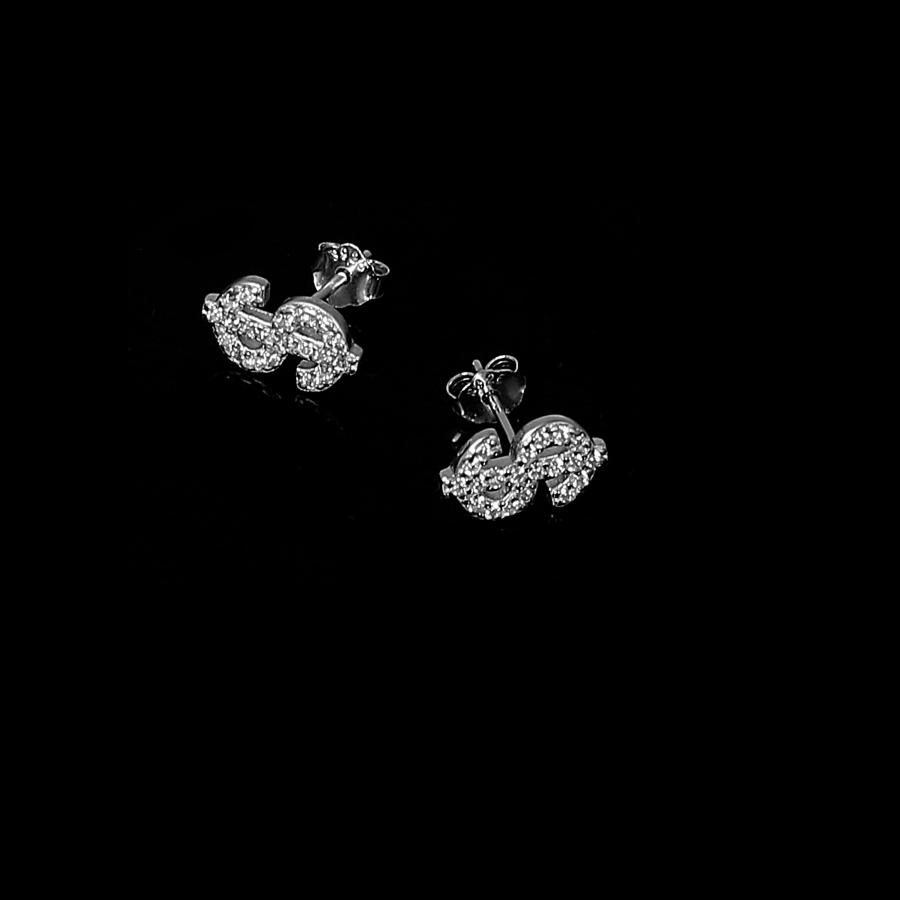 $ole only ソールオンリー $ Set of 2 earrings ピアス シルバー925 ジルコニア 銀 Silver メンズ レディース ユニセックス 男女兼用 |  | 06