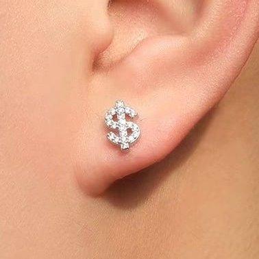 $ole only ソールオンリー $ Set of 2 earrings ピアス シルバー925 ジルコニア 銀 Silver メンズ レディース ユニセックス 男女兼用 |  | 07