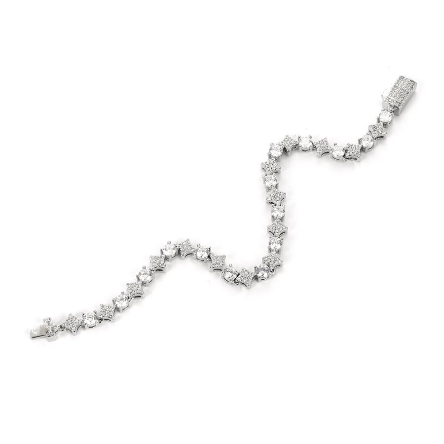 $ole only Starlink 6mm テニスチェーン スター型 ネックレス CZダイヤ シルバー 銀 Tennis Chain Necklace Silver ソールオンリー |  | 05