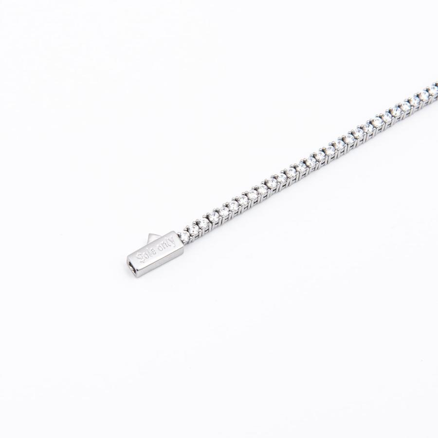 $ole only CZ Diamond 2mm ブレスレット CZダイヤ シルバー 銀 Bracelet Silver ソールオンリー |  | 03