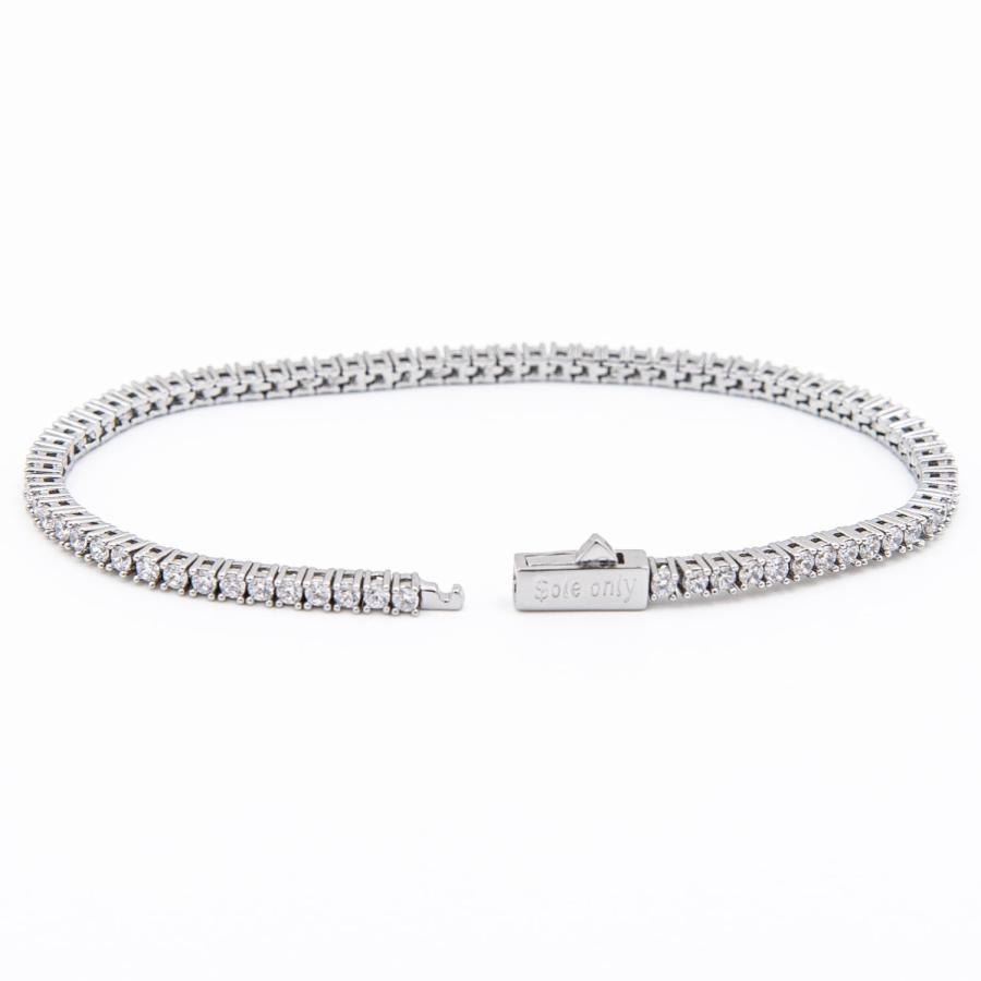 $ole only CZ Diamond 2mm ブレスレット CZダイヤ シルバー 銀 Bracelet Silver ソールオンリー |  | 04