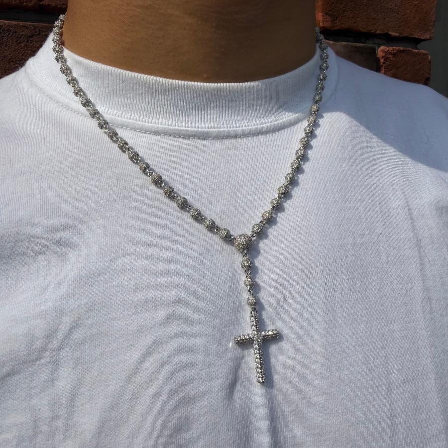 $ole only Rosario Cross ネックレス ロザリオ クロス シルバー 銀 Necklace Silver ソールオンリー メンズ レディース ユニセックス 男女兼用 |  | 05