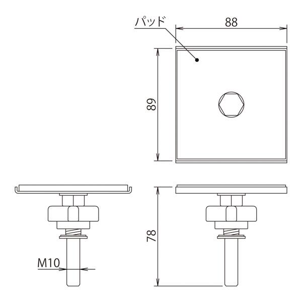2×4Mate ツーバイフォーメイト XA-404 C形アジャスター 爆買 : アトム