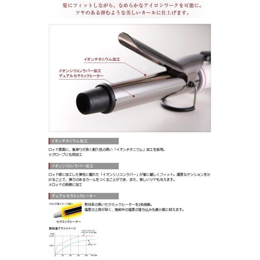 CREATEs（クレイツ） ヘアアイロン カールアイロン プロ SR-32（32mm