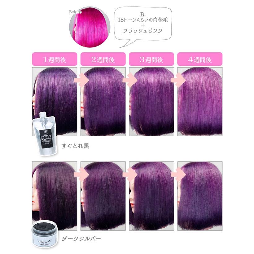 Ancels（エンシェールズ） すぐとれ黒 300g 黒染め 黒髪 ヘアカラー