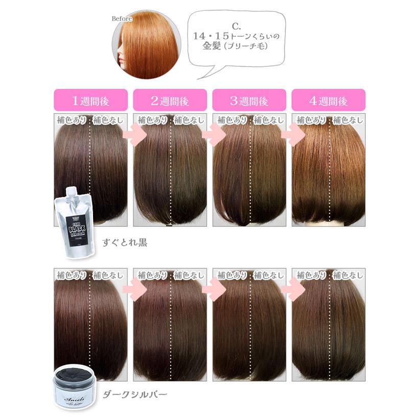 Ancels（エンシェールズ） すぐとれ黒 300g 黒染め 黒髪 ヘアカラー