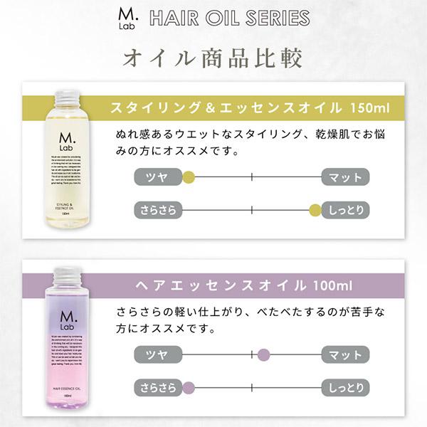 エムラボ（M lab）スタイリング＆ヘアエッセンスオイル 150ml