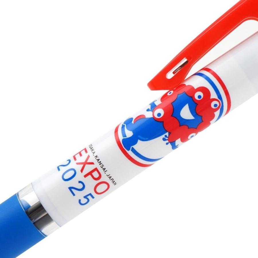 ジェットストリーム 3色ボールペン ミャクミャク ホワイト 三菱鉛筆