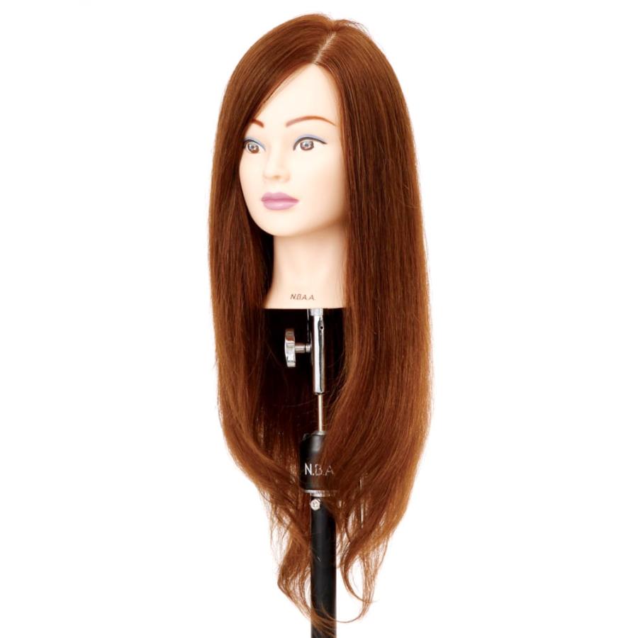 N.B.A.A ヘアアレンジウィッグ N.B.A.A. 美容師 ヘアアレンジ ウィッグ マネキン ブラウン髪