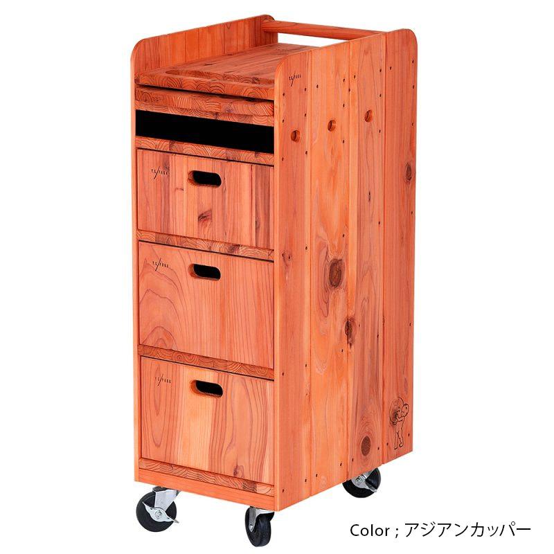 YSパーク　ワゴンYS-F10 無塗装 　新品未使用未開封 Y.S PARK（ワイエスパーク）木製 ウッドワゴン YS-F10【オール