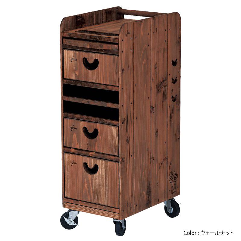 Y.S PARK（ワイエスパーク）木製 ウッドワゴン YS-F11【オールナチュラルウッド 木製ワゴン 収納 マルチワゴン マルチパーパス マルチ】 |  | 11