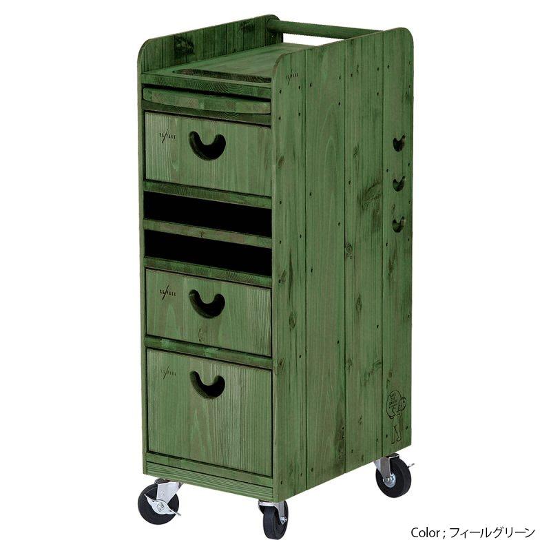 Y.S PARK（ワイエスパーク）木製 ウッドワゴン YS-F11【オールナチュラルウッド 木製ワゴン 収納 マルチワゴン マルチパーパス マルチ】 |  | 04