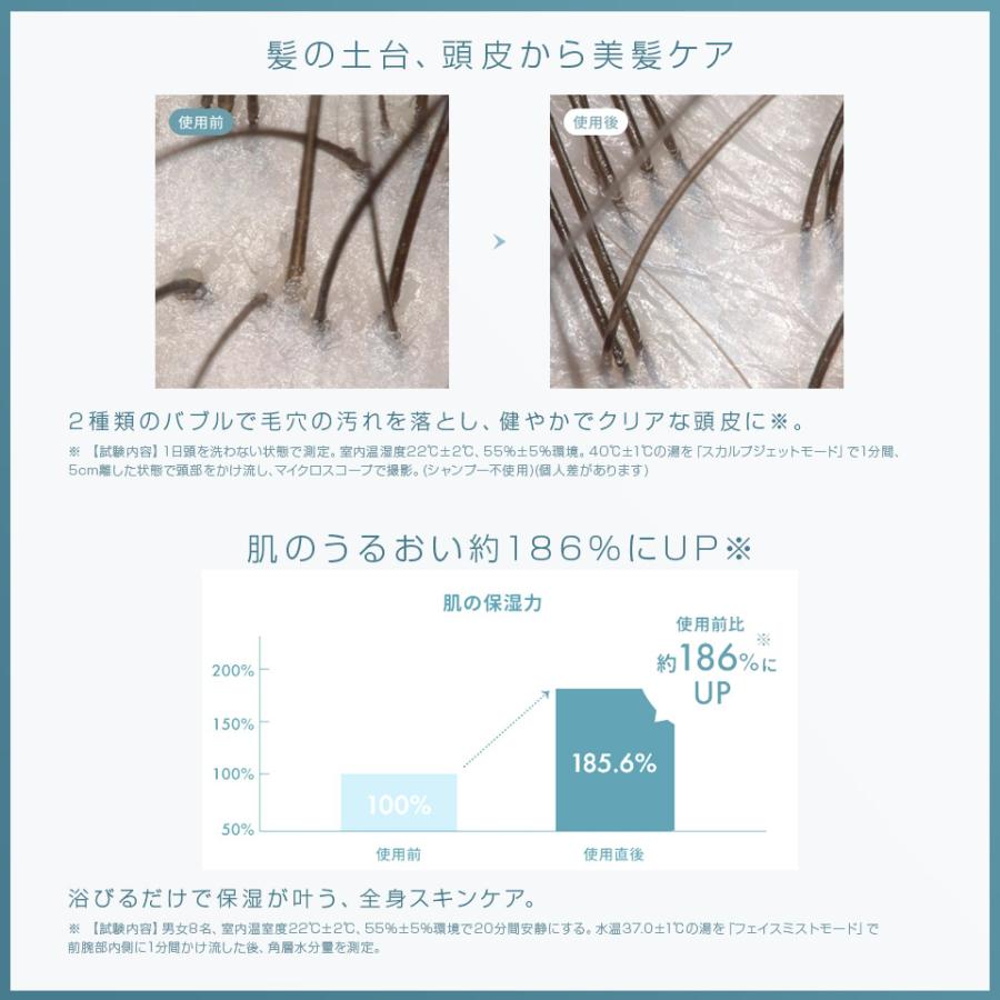 SALONIA（サロニア） シャワーヘッド ファインバブルクリア 美容バブル