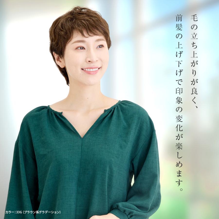 フォンテーヌ フルウィッグ DE12 ショート 合成繊維（ネープのみ