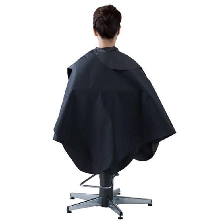メイホー No.5176 ヘアダイクロス ブラック 前トレー付 袖なし