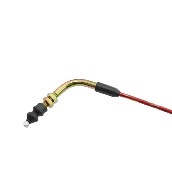 ディオ スーパーDIO AF27 AF28 スロットルワイヤー レッド