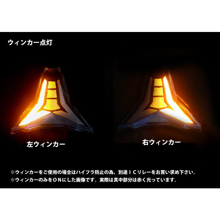 カワサキ Z1000 ZX10R LEDテール  チューブタイプ発光｜atop-offkan｜05