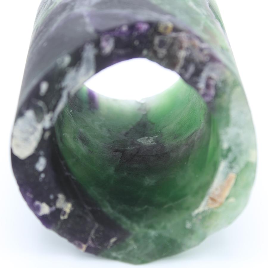 筒型天然石フローライト